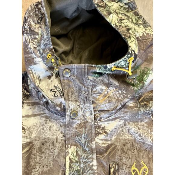 Real Tree Max 1 Microban Scent Control Men's M Camo Fleece 4 pocket Zip Jacket - Picture 6 of 11